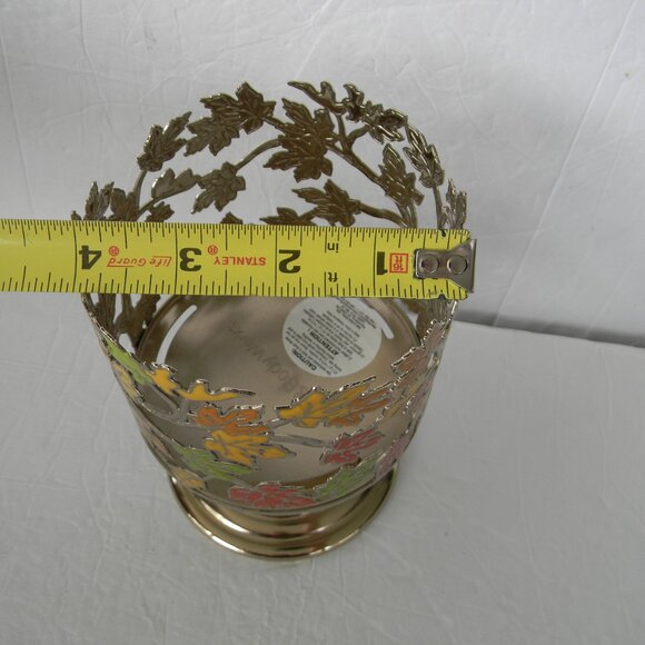 Bath & Body Works FALL LEAVES Candle Holder * 3-Wick * Fall * Pedestal - Picture 3 of 6